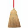 Maintex Maid Broom with 33" Wood Handle, Orange