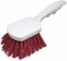 Sparta Utility Scrub Brush with Polyester Bristles 8" x 3", Red