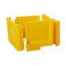 Rubbermaid Locking Cabinet Door Kit for Janitorial Cleaning Carts, Yellow