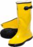 BSYE-10-6 17" Yellow Over-Shoe Slush Boots Size 10