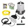 ProVac FS 6, 6qt Backpack Vacuum with Commercial Power Nozzle Tool Kit