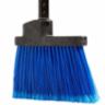 Duo-Sweep Wide Flagged Lobby Broom with 35" Metal Threaded Handle, Bl