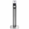 PURELL MESSENGER ES6 Silver Panel Floor Stand with Dispenser, Gray