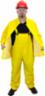 W335-PP-2XL 2X-Large, Yellow 35 Mil. 3 Piece Rain Suit Rain Suit