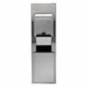 59453 GP California Building Code Compliant Recessed Trash Receptacle for 12 Inch Cavities- Stainless Steel