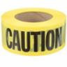 Barricade Tape, Caution Do Not Enter, Yellow with Black Letters, 3" x 1000 ft
