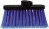 Duo-Sweep Flagged Light Industrial Broom Head 4" Bristle Trim, Blue