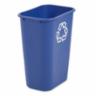 Rubbermaid Wastebasket Recycling Large 41 QT, Blue