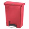 Streamline 8 Gallon Step On Resin Front Step, Red