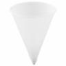 4oz Rolled Rim White Paper Cone Water Cups