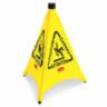 Rubbermaid 20" Multilingual "Caution" Pop-Up Safety Cone, Yellow