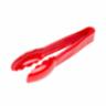 6TGS404 6" Red Scallop Grip Tongs