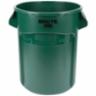 BRUTE Vented 32 Gallon Container, Green