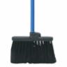 Duo-Sweep Unflagged Broom With 48" Blue Metal Handle, Black
