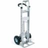 Global Industrial Aluminum 3-in-1 Convertible Hand Truck with Pneumatic Wheels 
