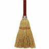 Maintex Toy Broom with 24" Wood Handle, Red
