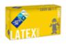 Safety Zone 5 mil Latex Gloves, Powdered, Natural, Small