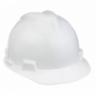 MSA V-Gard Front Brim Polyethylene Cap Style Hard Hat, White