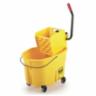 WaveBrake 35 Qt Side Press Bucket and Wringer Combo, Yellow