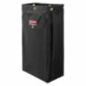 Executive 30 Gallon High-Capacity Canvas Vinyl-Lined Bag, Black