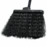 Duo-Sweep Unflagged Warehouse Broom with 48" Metal Handle, Black