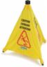 Safety Cone, 20 inch "Pop-UP" Caution color yellow