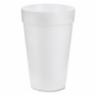 16oz White Foam Drink Cups